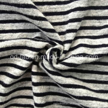Hilado de lana teñido Camiseta Jersey (QF-13-0276)